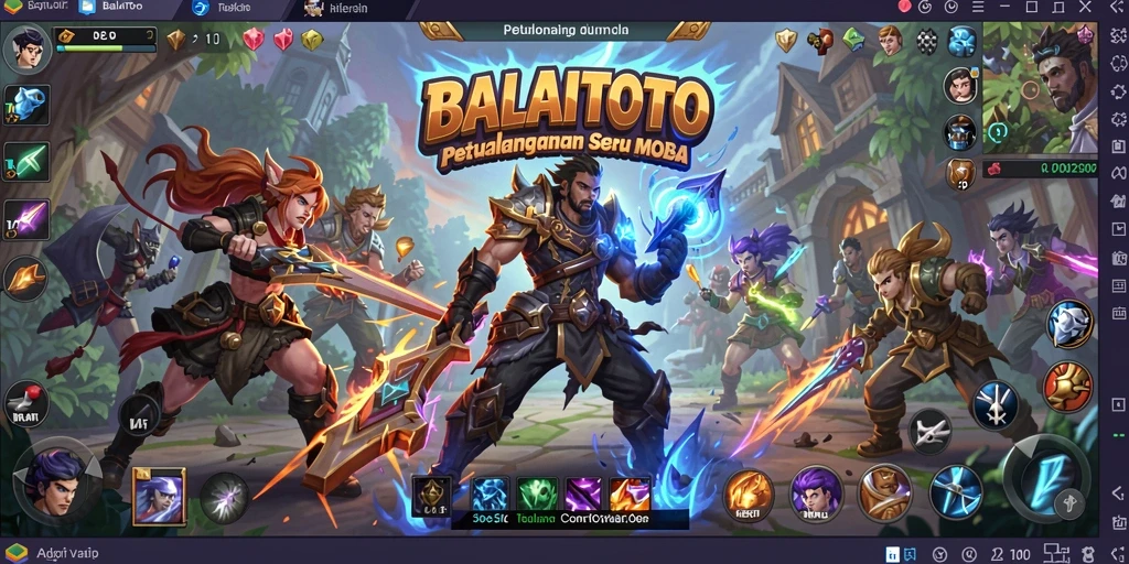 Tangkapan layar utama gameplay BALAITOTO yang intens dan menarik.