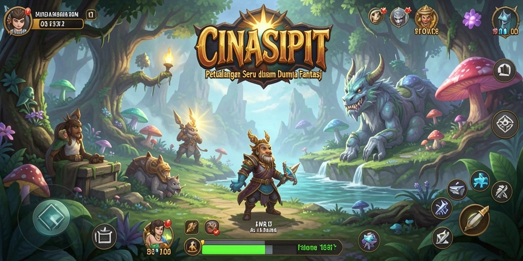 Gameplay CINASIPIT yang menarik dan penuh tantangan.
