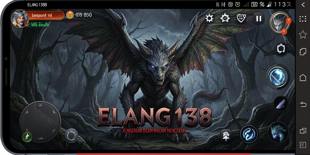 Gameplay menyeramkan dengan suasana malam yang mencekam.