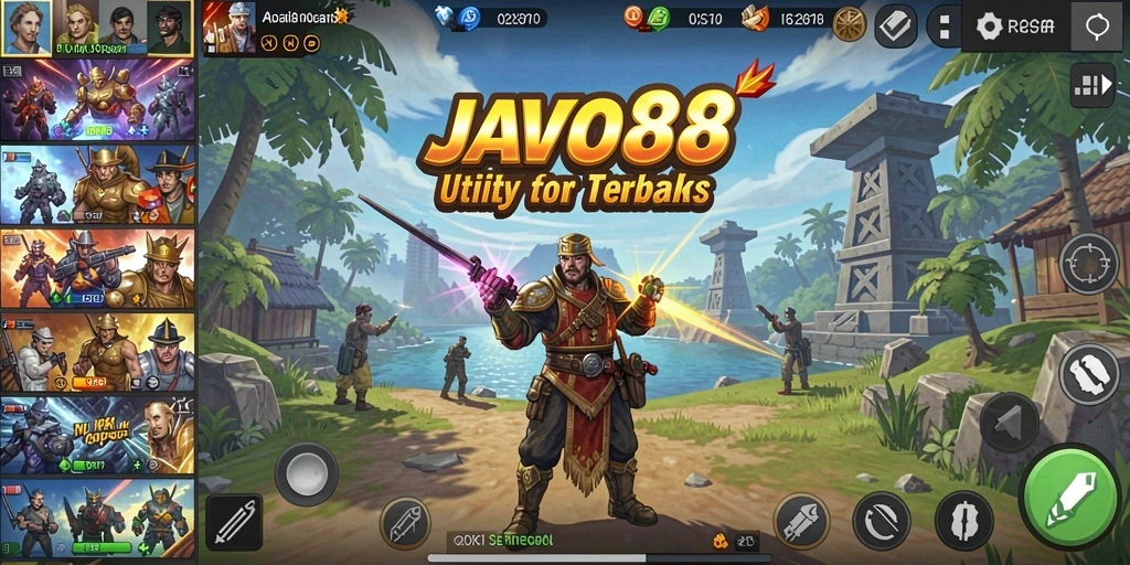 Tampilan antarmuka aplikasi JAVO88 yang praktis dan mudah digunakan.