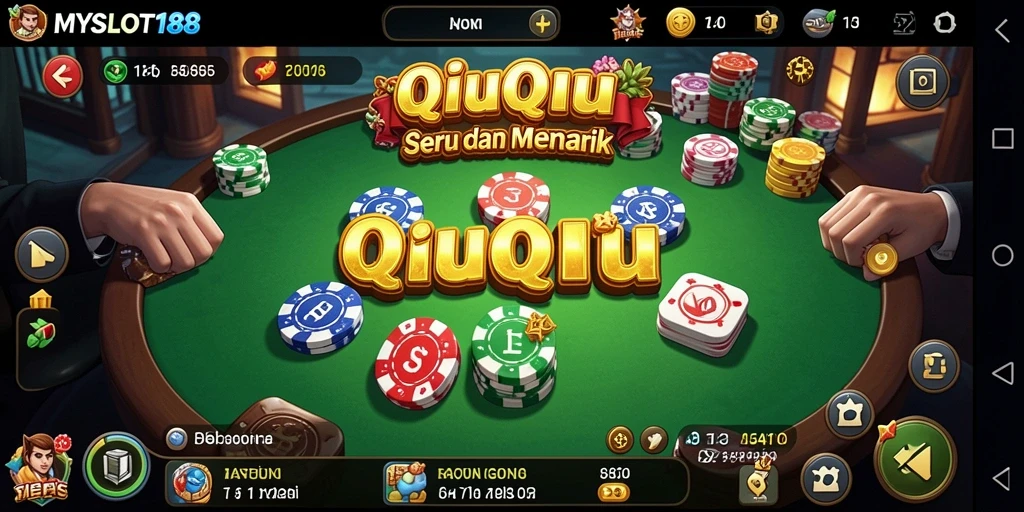 Gameplay seru QiuQiu di MYSLOT188 yang penuh tantangan.