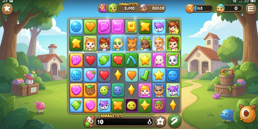 Tampilan gameplay ORMASTOTO yang menawan dan penuh warna.