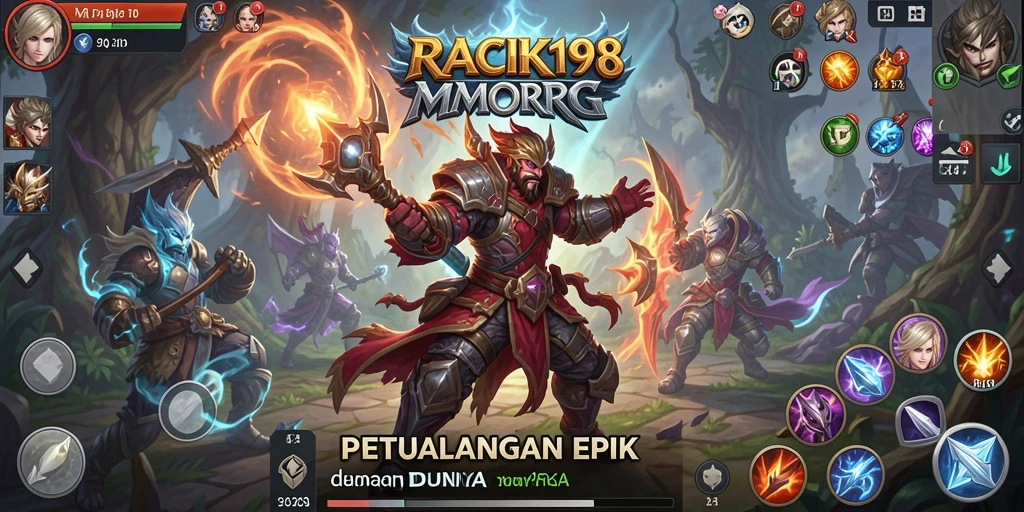 Pengalaman gameplay epik dalam dunia fantasi MMORPG.